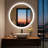 Round Frameless Backlit Led Bathroom Vanity Mirror Dimmable Anti-fog Wall Mounted Mirror-1742799660