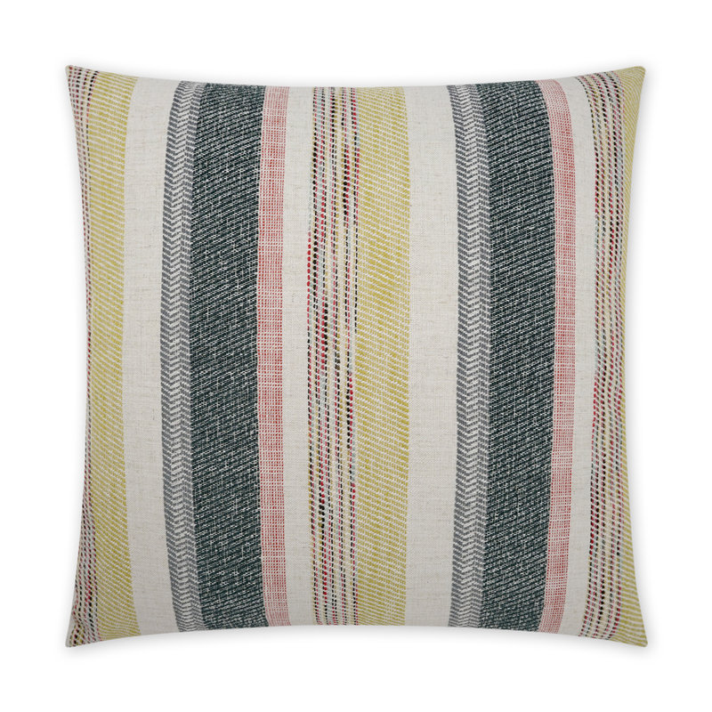 Shannon Wool Pillow Cover & Insert, Citron, Square 24"