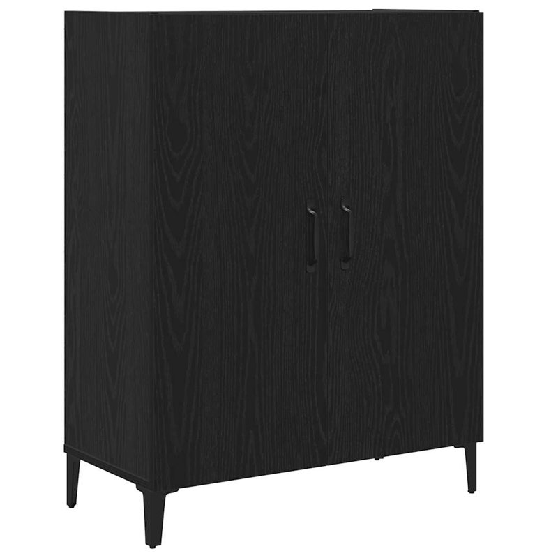 Sideboard Engineered Wood, Black Oak