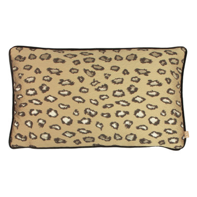 Kai Faline Feathers Animal Print Scatter Cushion with Filling