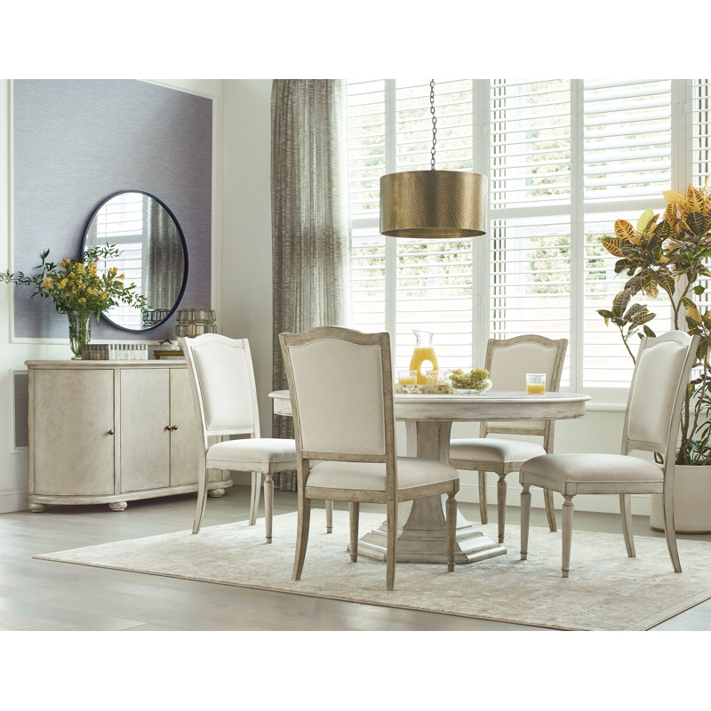 Chaise d'appoint rembourrée Daniella - Brun