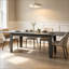 Grande table de salle à manger extensible de 71 à 106 po-362917006