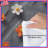 Orange White Flowers Comforter-126342703
