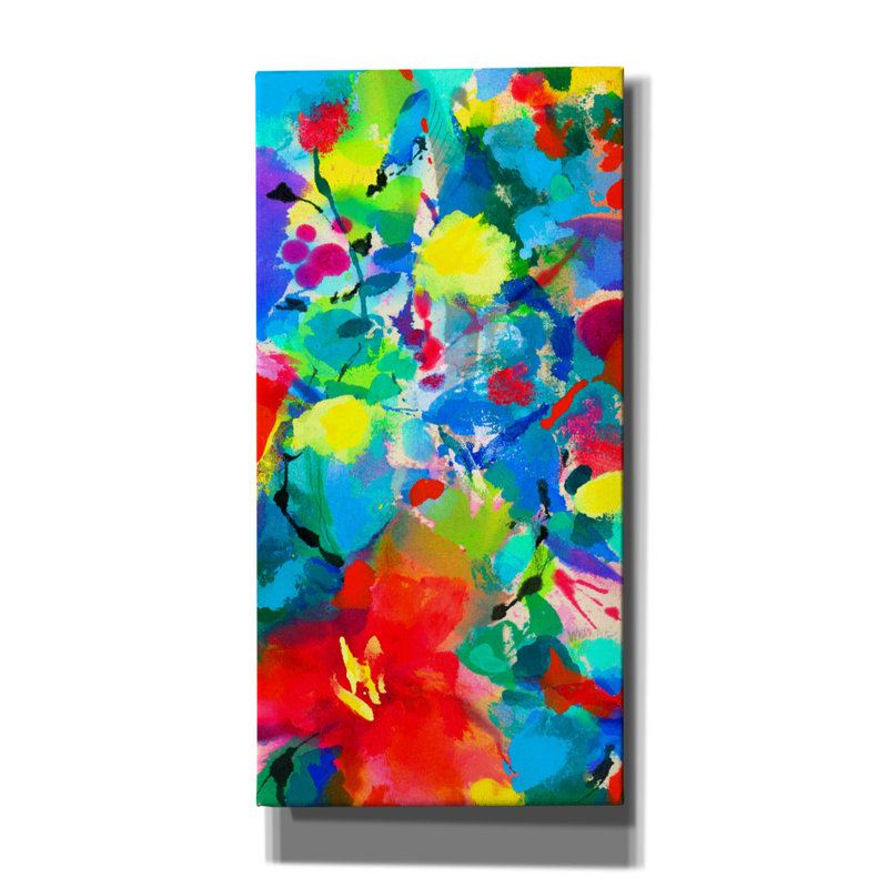 " Floral Symphony " by Wyanne, 40" H x 20" W x 1.5" D