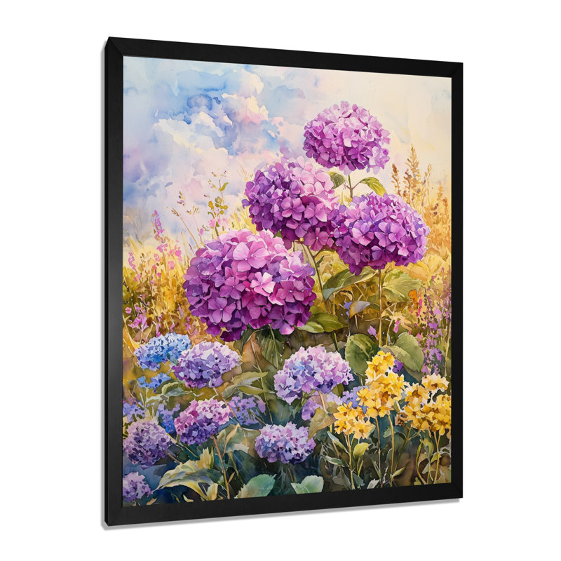 Janet - Floral Canvas Prints, Reproduction encadrée d'une seule photo, Noir, H 20 po x l 12 po