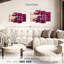 Clous mauves brillants