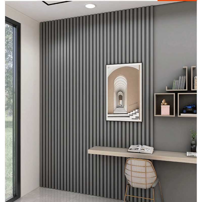 15 cm x 238 cm 3D Wall Panel (1-pack), Grey