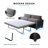 Latitude Run 77" Velvet Queen Pull Out Sleeper Loveseat with Memory Foam Mattress-805547597-805547586