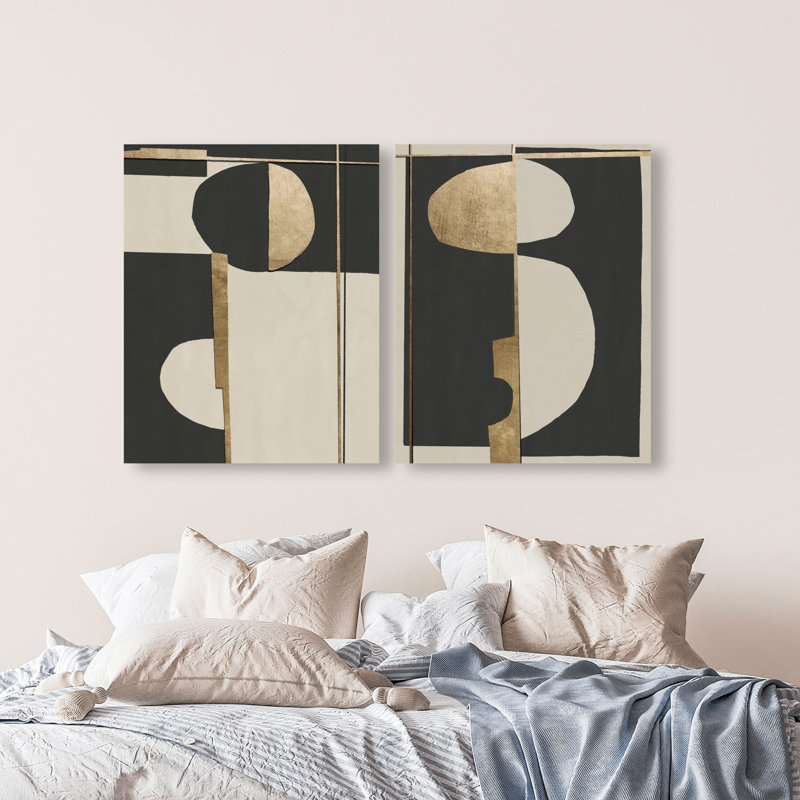 Balance Set Set by Oliver Gal, 30"H x 36"W, Gallery Wrapped