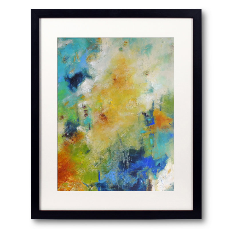 Seraphic Print by Elizabeth Chapman, Black Framed Paper, 21.25" H x 17.25" W