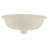 Mangrove 17" Oval Porcelain Undermount Bathroom Sink Glazed Underside-50854396