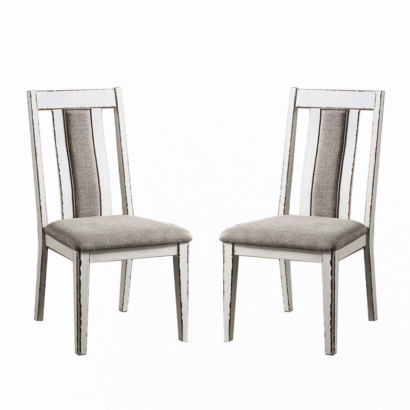 Ensemble de 2 chaises d'appoint rembourrées