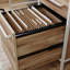 Bureau, finition brune