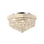 Clarke Modern 4 Light Crystal Flush Mount