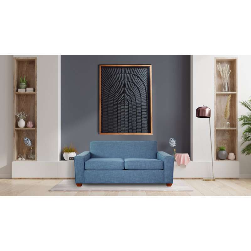 Avery Full Sleeper Sofa, Hybrid, Archetype Anchor, BM Cherry