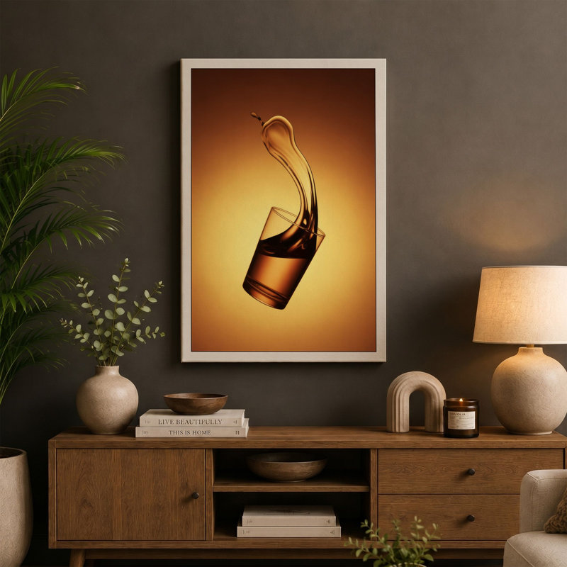 Print, 30x20 - 76.2 x 50.8 cm, Teal Border