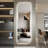 65" X 21" Irregular Shape Led Wall Mirror, 3-Color Dimmable Lighting, 5Mm Copper- Silver Glass, For Entryway And Bedroom Mirror With Shatter-, , Walk-In Closets
