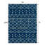 Tapis bleu marine / crème Keenon Beni Souk-755913456