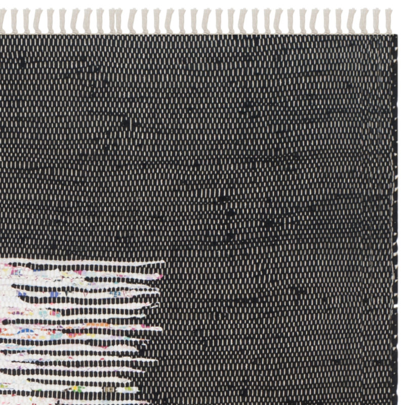 Paynter Hand Woven Cotton Ikat Rug, Runner 2'3" x 7'
