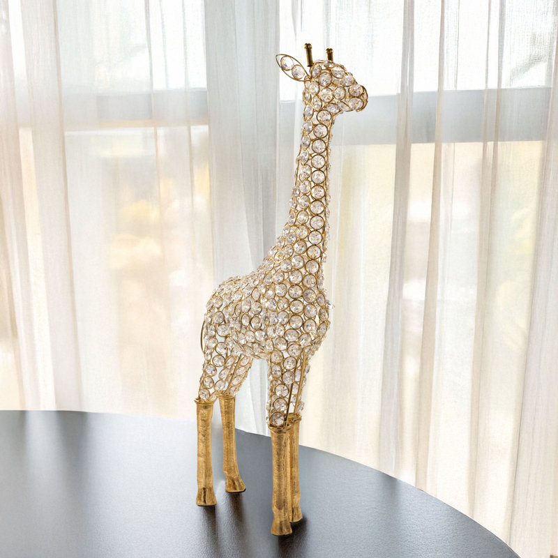 Jirafa Large Gold Cristal Giraffe 
