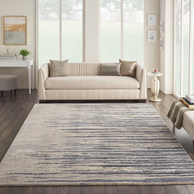 Ryanne Abstract Indoor Rug, Rectangle 9'3" x 12'9"