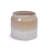 Set Of 2 Gradient Ceramic Planters - Modern Blue-to-white Glossy Flowerpots For Patio, Garden & Windowsill-557307695