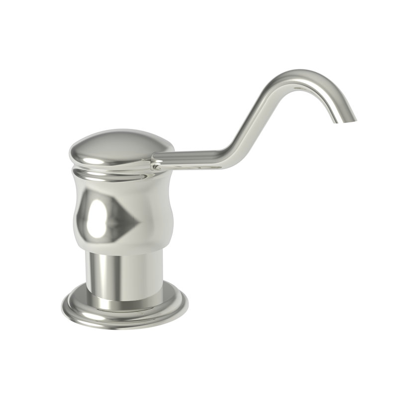Chesterfield Soap or Lotion Dispenser, Polished Nickel