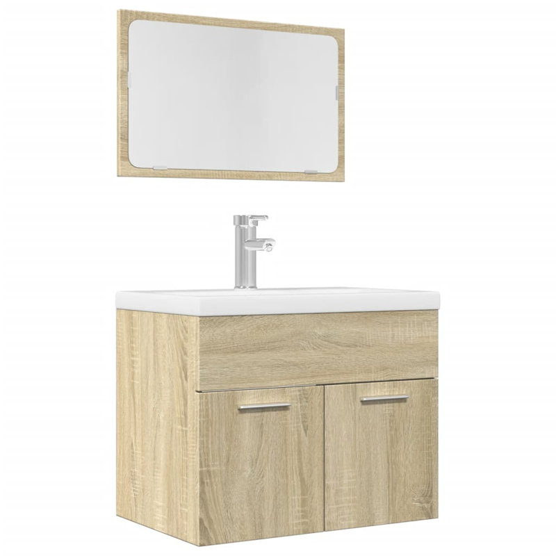 Sayeh Bathroom Furniture Suite, Sonoma Oak