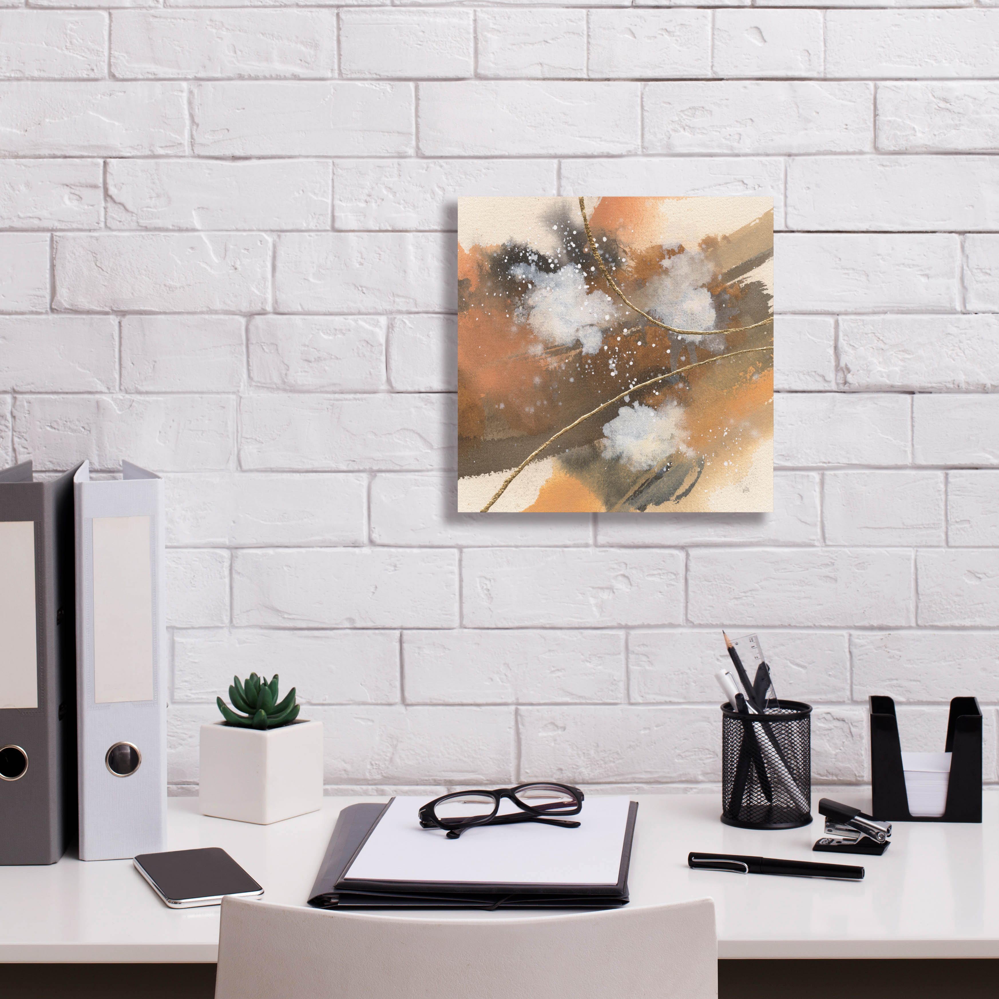 Epic Graffiti 'Divided Universe 1' by Chris Paschke Canvas Wall Art