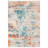 Felty Abstract Cream/Orange/Blue Rug-976428561