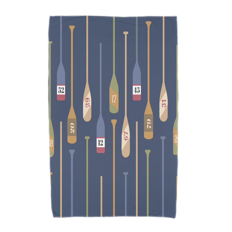 Serviette de plage Aksel, Bleu marine