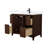 Palmilla Freestanding Single Bathroom Vanity with Quartz Top-124971916-124971915-124971921