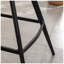 Ensemble de 2 tabourets de comptoir en tissu 28,25 pouces Porth