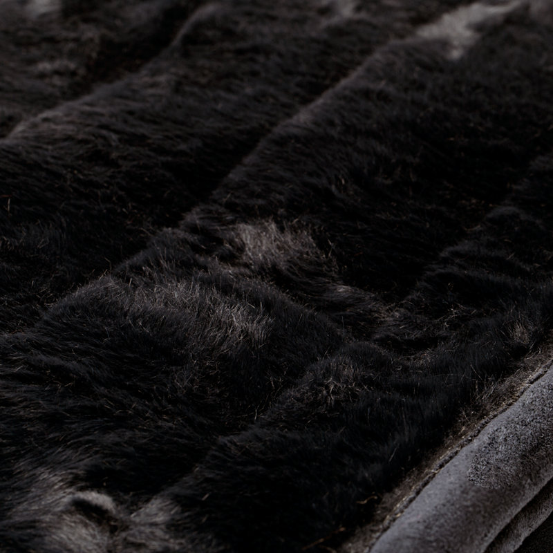 Throw Blanket, 140cm x 140cm, Black
