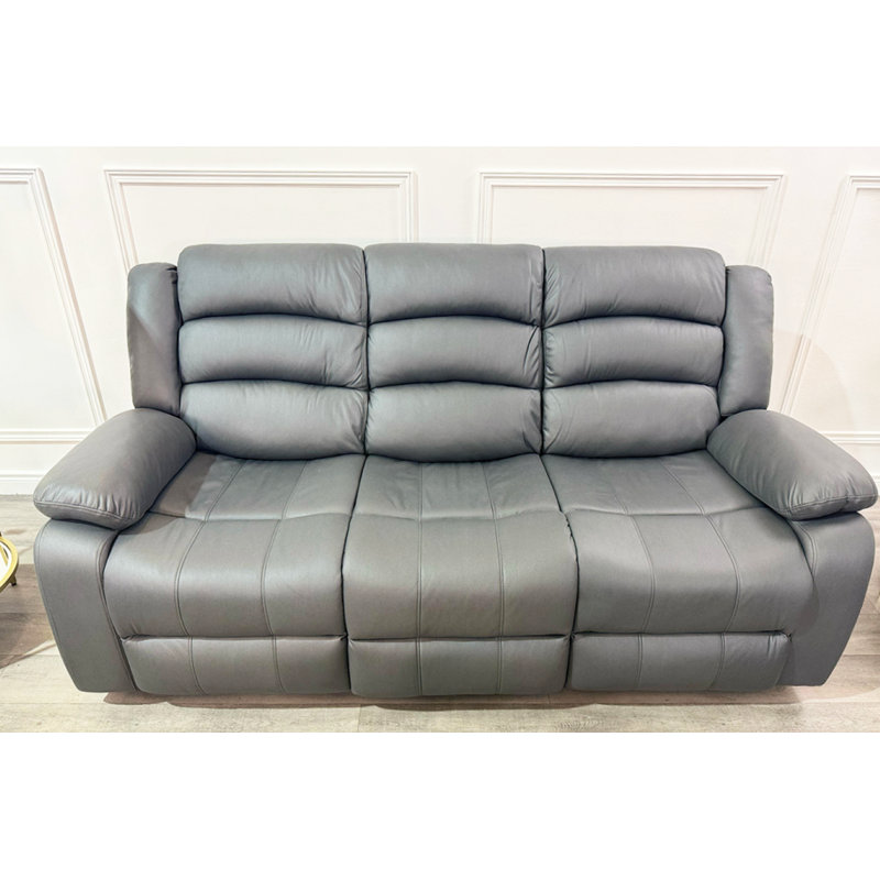 Mykita 510.54cm Wide Glider Standard Recliner, Grey