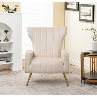 Ceijay Velvet Armchair