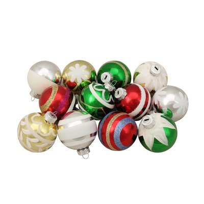 Northlight Vintage Design Glass Ball Christmas Ornaments & Reviews ...