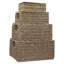 Wicker 4 Piece Storage Basket Set