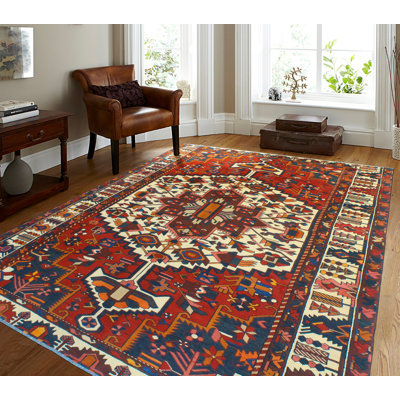 Khylar Bakhtiari Yasamen Red Rug