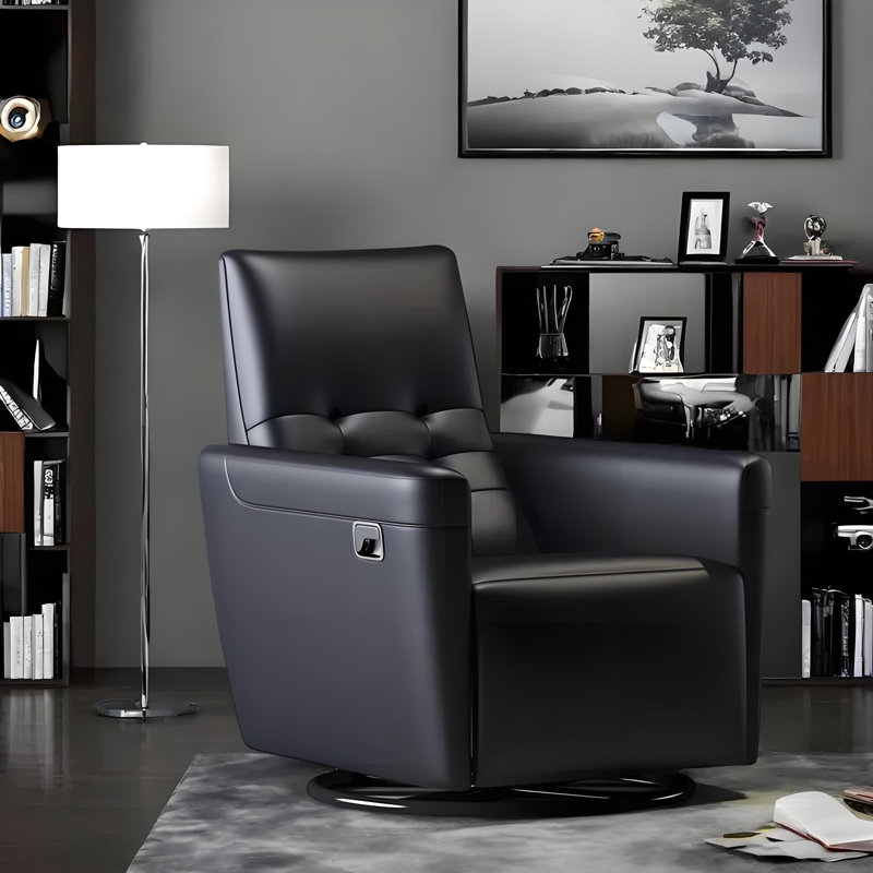 Fauteuil inclinable paresseux de qualité, Noir, noir, noir, noir
