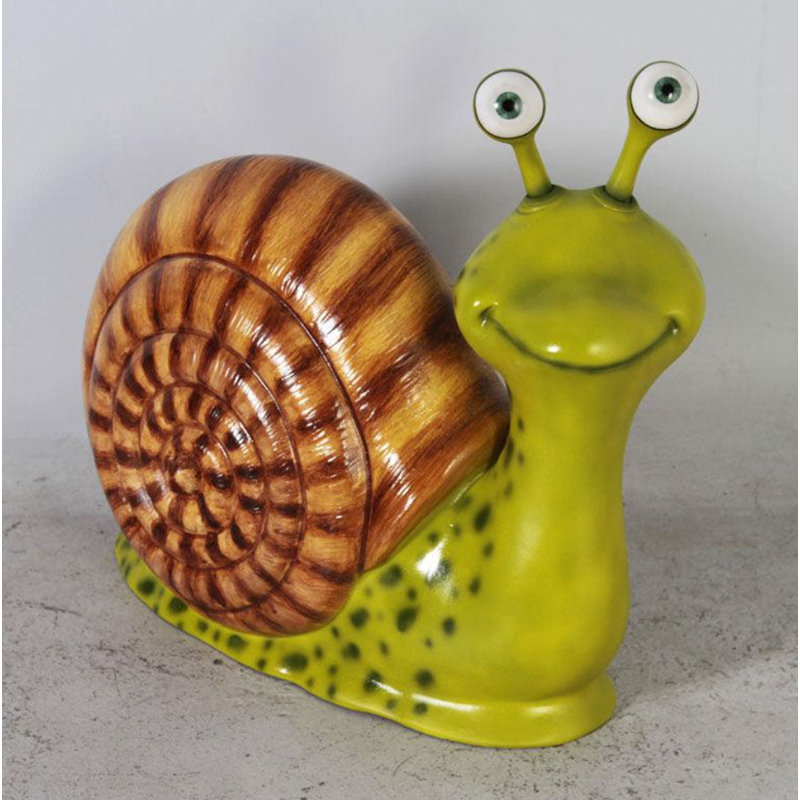 Comic Male Snail Over Sized Statue