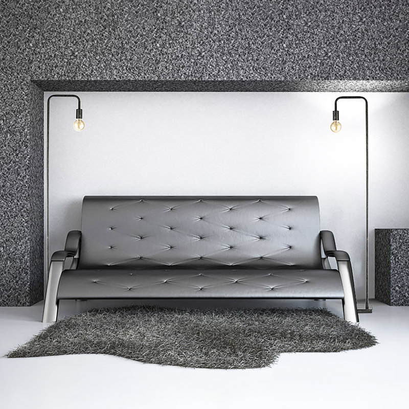 Suki 59.06'' Old Silver Task Floor Lamp