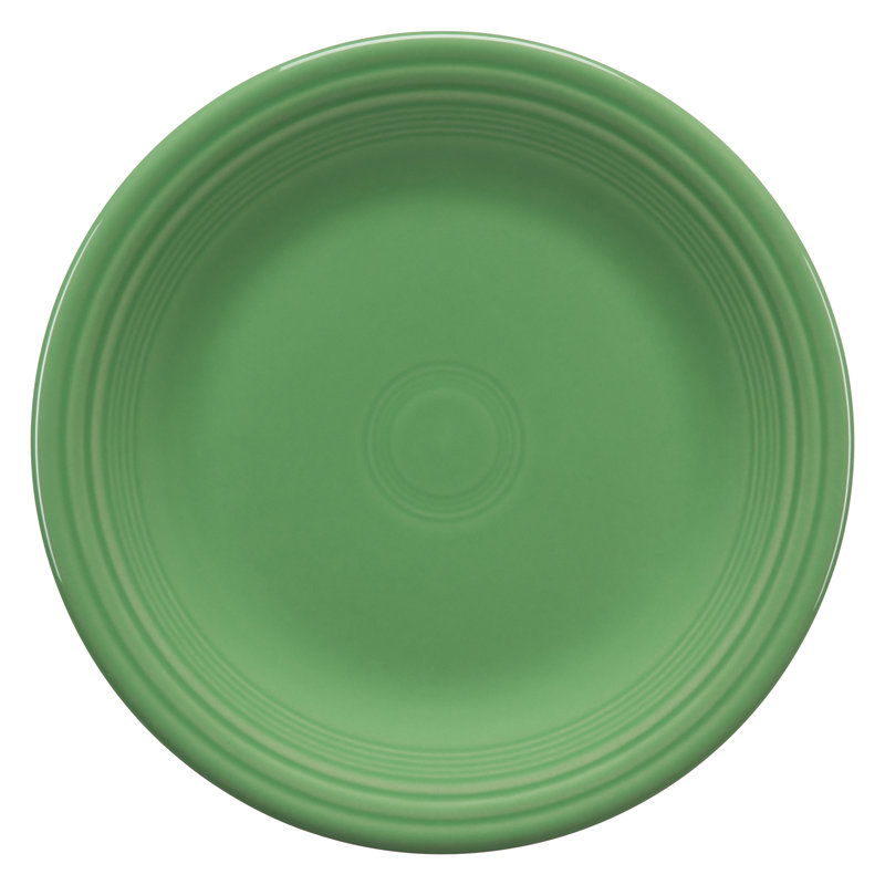 Assiette plate Fi 1/2 Classic, Vert pré