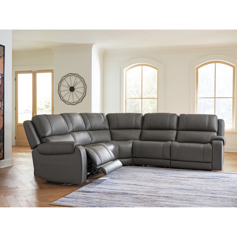 Canapé modulaire inclinable électrique 5 pièces Eleni