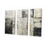 Carreau abstrait géométrique blanc et gris II - mosaïque boho-80292581-80292583