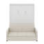 Lit escamotable double pleine grandeur avec coussin-260108444-260108445