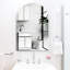 Miroir de salle de bain arqué en métal noir 20 po x 30 po pour mur. (W2203134104)-2021240142-2021240181-2021240141
