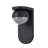 Black Dimmable Led Outdoor Wall Light With Sphere Glass And Pc Shade