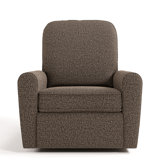 Amalfi Swivel Power Reclining Rocking Chair Glider with Dual USB Charging 