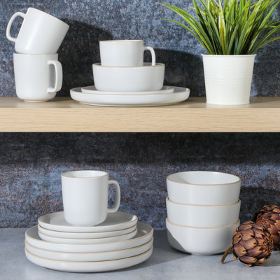 Zuma 16 Piece Dinnerware Set, Service for 4